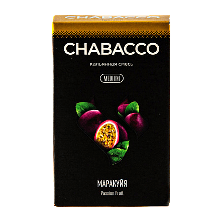 Смесь Chabacco MEDIUM - Passion Fruit (Маракуйя, 50 грамм) купить в Самаре