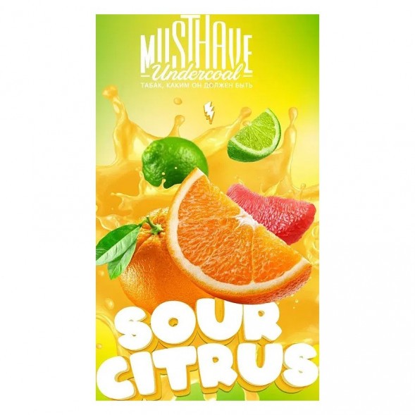 Табак Must Have - Sour Citrus (Кислый Цитрус, 25 грамм) купить в Самаре