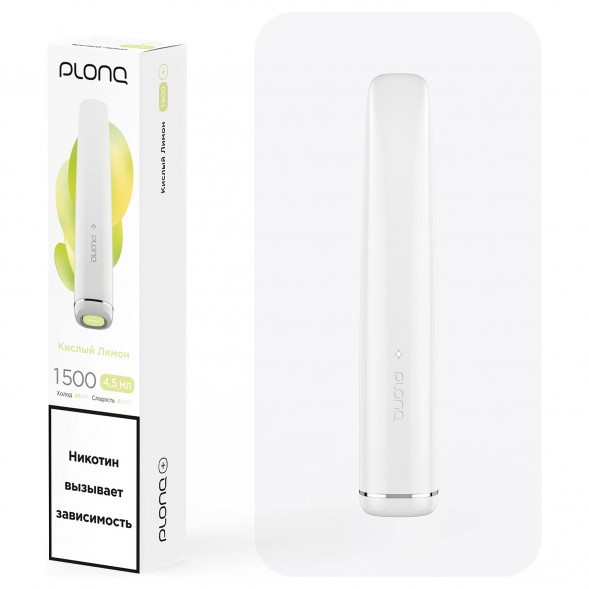 PLONQ PLUS - Кислый Лимон (1500 затяжек) купить в Самаре