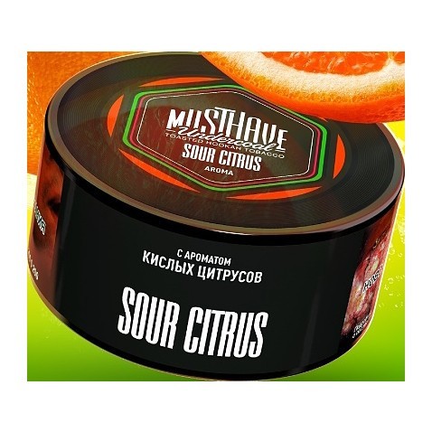 Табак Must Have - Sour Citrus (Кислый Цитрус, 125 грамм) купить в Самаре