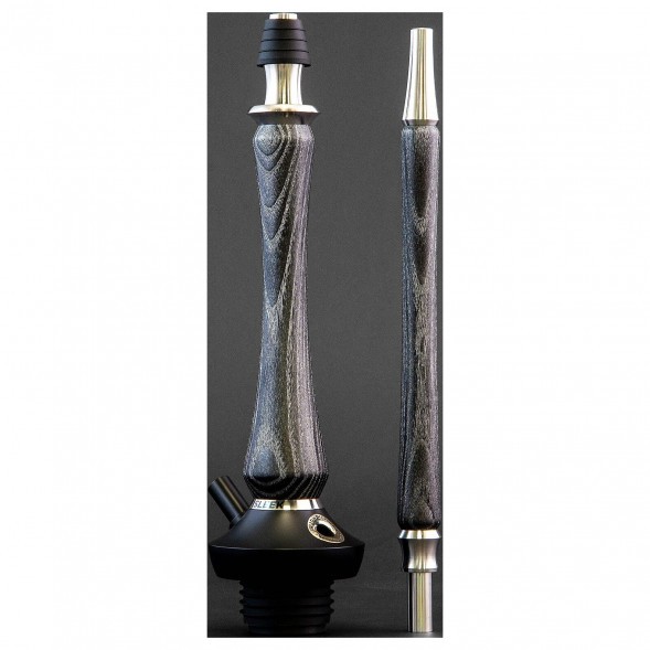 Кальян UNION - Sleek Standart Black Silver (Чёрный с Серебром, Без Колбы) купить в Самаре