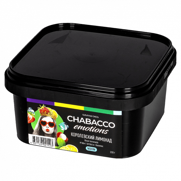 Смесь Chabacco Emotions MEDIUM - Royal Lemonade (Королевский Лимонад, 200 грамм) купить в Самаре
