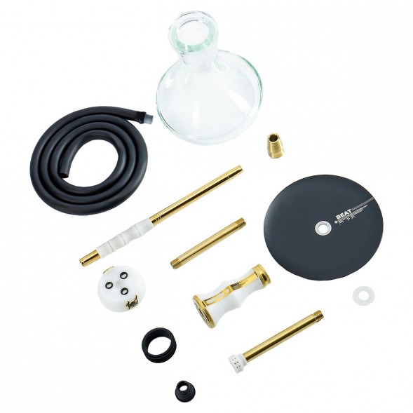 Кальян Alpha Hookah - Beat White Gold (Прозрачная Колба) купить в Самаре