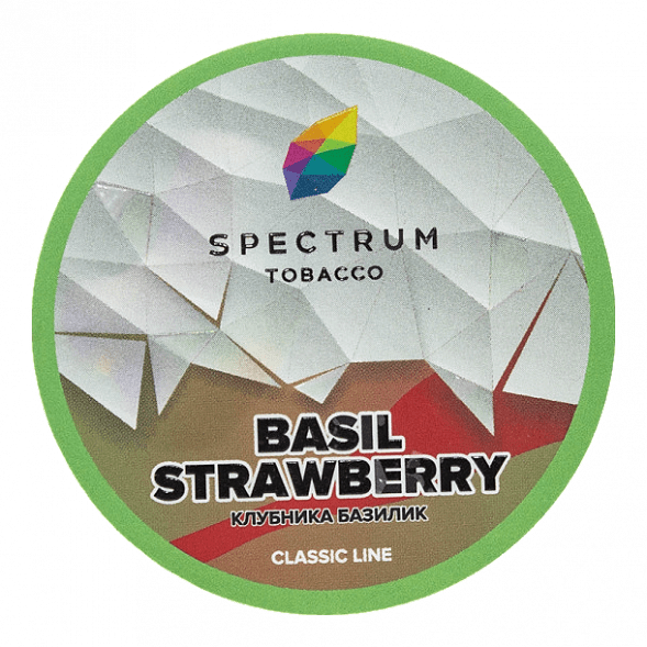 Табак Spectrum - Basil Strawberry (Клубника Базилик, 100 грамм) купить в Самаре