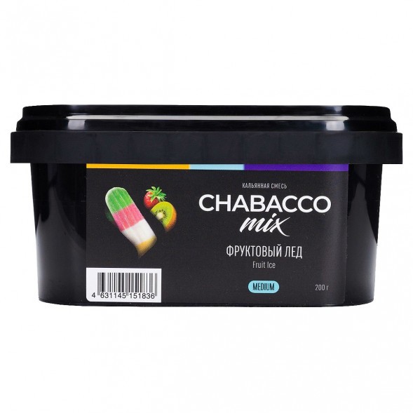Смесь Chabacco MIX MEDIUM - Fruit Ice (Фруктовый Лёд, 200 грамм) купить в Самаре