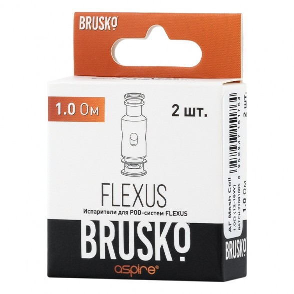 Испарители для Brusko Flexus (AF Mesh Coil, 1 Ом, 2 шт.) купить в Самаре