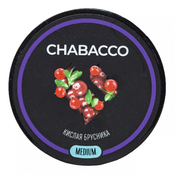 Смесь Chabacco MEDIUM - Sour Cowberry (Кислая Брусника, 40 грамм) купить в Самаре