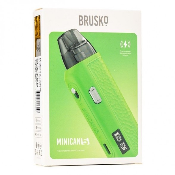Электронная сигарета Brusko - Minican 5 (Зелёный) купить в Самаре