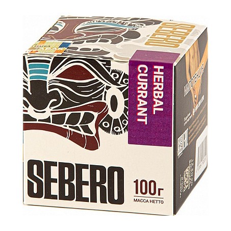Табак Sebero - Herbal Currant (Ревень и Чёрная Смородина, 100 грамм) купить в Самаре