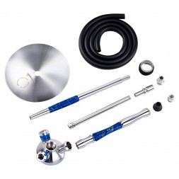 Кальян UNION - Fibonacci Гибрид (Синий, Без Колбы)