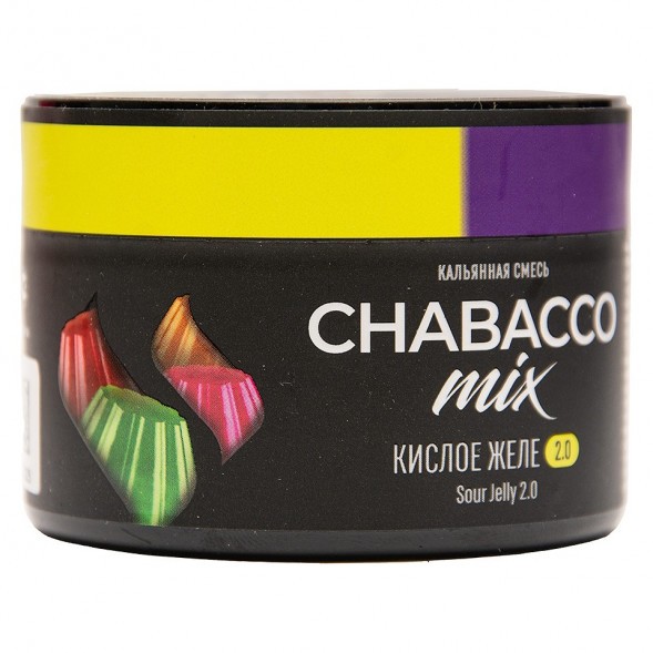 Смесь Chabacco MIX MEDIUM - Sour Jelly 2.0 (Кислое Желе 2.0, 40 грамм) купить в Самаре
