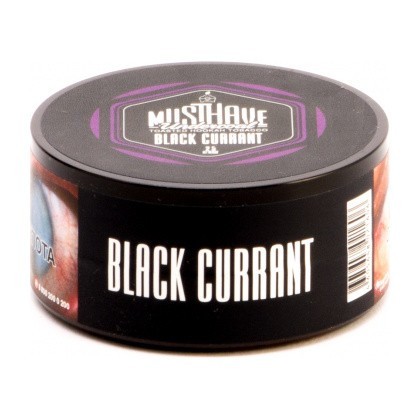 Табак Must Have - Black Currant (Черная Смородина, 25 грамм) купить в Самаре