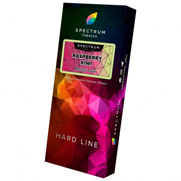 Табак Spectrum Hard - Raspberry Kiwi (Малина Киви, 100 грамм) купить в Самаре