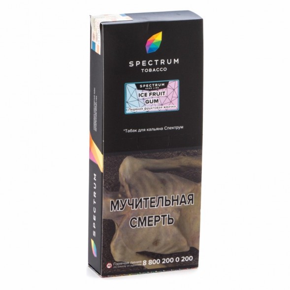 Табак Spectrum Hard - Ice Fruit Gum (Ледяная Фруктовая Жвачка, 200 грамм) купить в Самаре