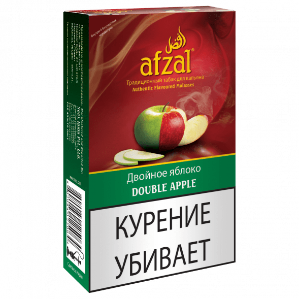Табак Afzal - Double Apple (Двойное Яблоко, 40 грамм) купить в Самаре