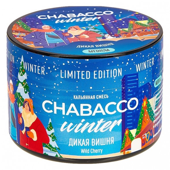 Смесь Chabacco MEDIUM - Wild Cherry (Дикая Вишня, 40 грамм) купить в Самаре