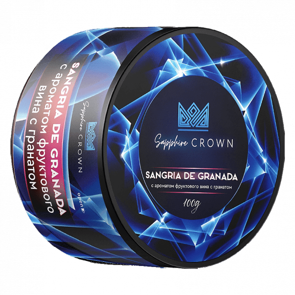 Табак Sapphire Crown - Sangria de Granada (Фруктовое Вино с Гранатом, 100 грамм) купить в Самаре