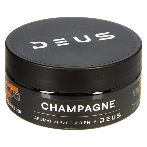 Табак Deus - Champagne (Игристое Вино, 100 грамм) купить в Самаре