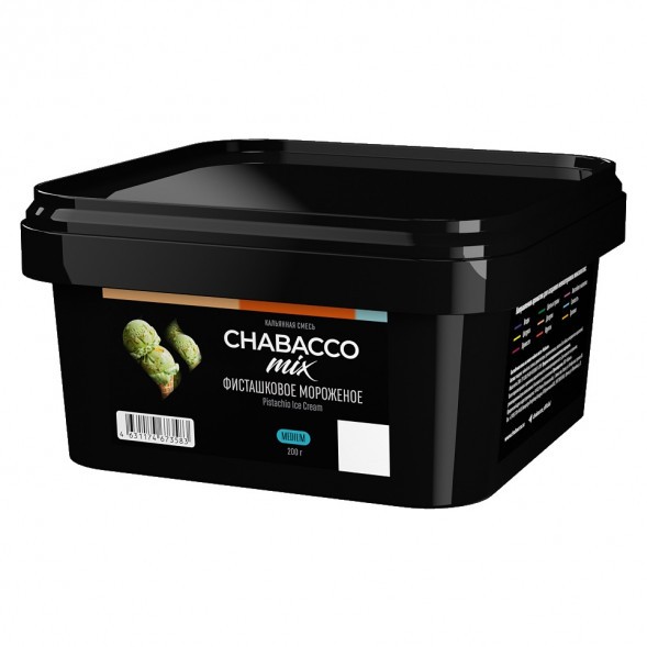 Смесь Chabacco MIX MEDIUM - Pistachio Ice Cream (Фисташковое Мороженое, 200 грамм) купить в Самаре
