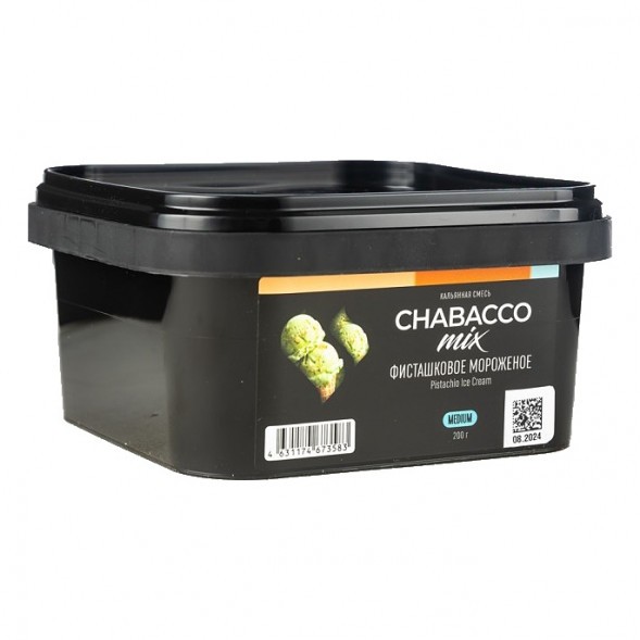 Смесь Chabacco MIX MEDIUM - Pistachio Ice Cream (Фисташковое Мороженое, 200 грамм) купить в Самаре