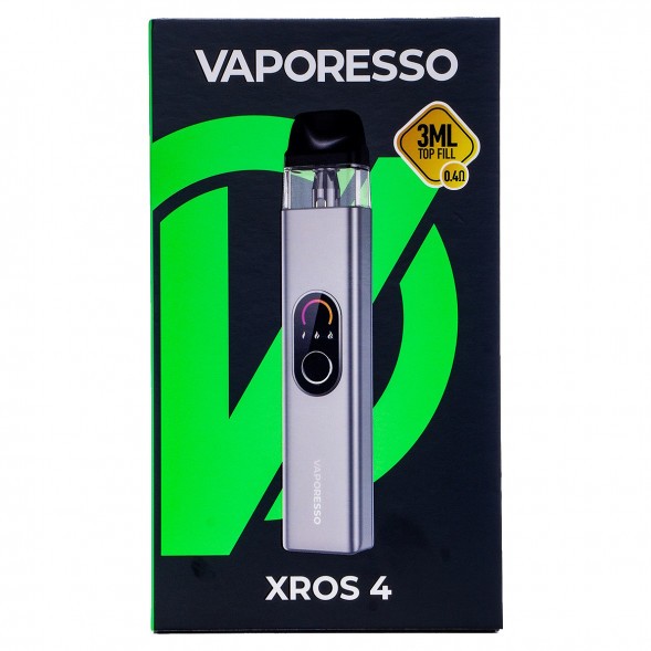 Электронная сигарета Vaporesso XROS 4 - Silver (Серебряная) купить в Самаре