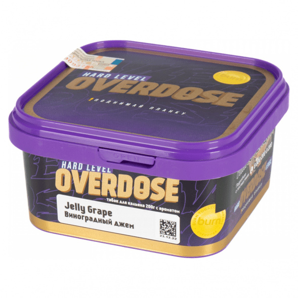 Табак Overdose - Jelly Grape (Виноградный Джем, 200 грамм) купить в Самаре