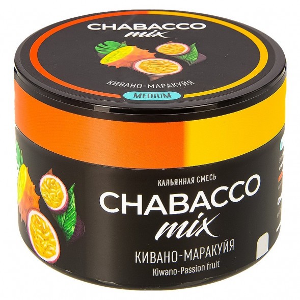 Смесь Chabacco MIX MEDIUM - Kiwano Passion Fruit (Кивано-Маракуйя, 40 грамм) купить в Самаре