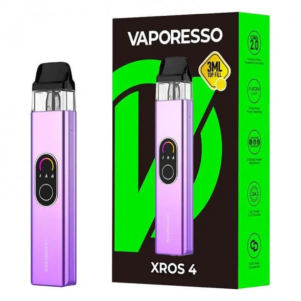 Электронная сигарета Vaporesso XROS 4 - Lilac Purple (Сиренево-Фиолетовая) купить в Самаре