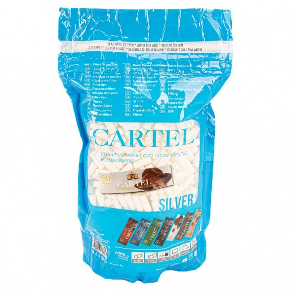Фильтры для самокруток Cartel - Regular (1000 штук, 15х6 мм) +50шт. Бумаги! купить в Самаре