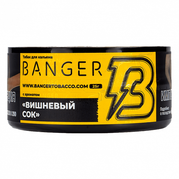 Табак Banger - Cherry Juice (Вишнёвый Сок, 25 грамм) купить в Самаре