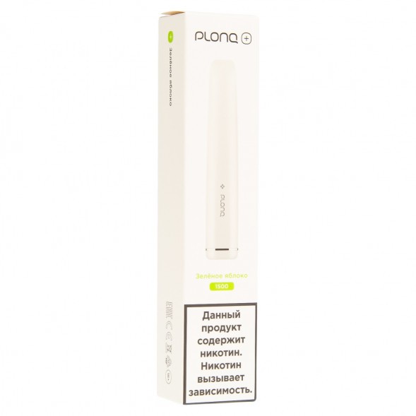 PLONQ PLUS - Зелёное Яблоко (1500 затяжек) купить в Самаре