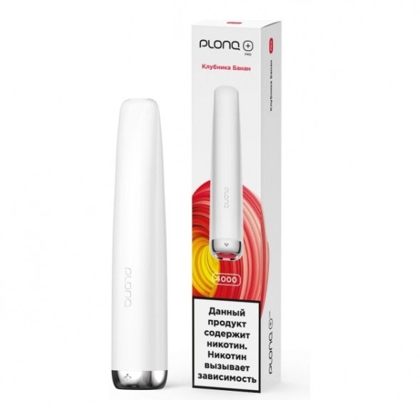 PLONQ PLUS PRO - Клубника Банан (Strawberry Banana, 4000 затяжек) купить в Самаре