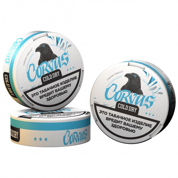 Табак жевательный CORVUS - Cold Dry MEDIUM (13 грамм) купить в Самаре