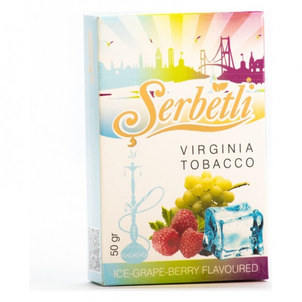 Табак Serbetli - Ice Grape Berry (Виноград Ягоды со Льдом, 50 грамм, Акциз) купить в Самаре