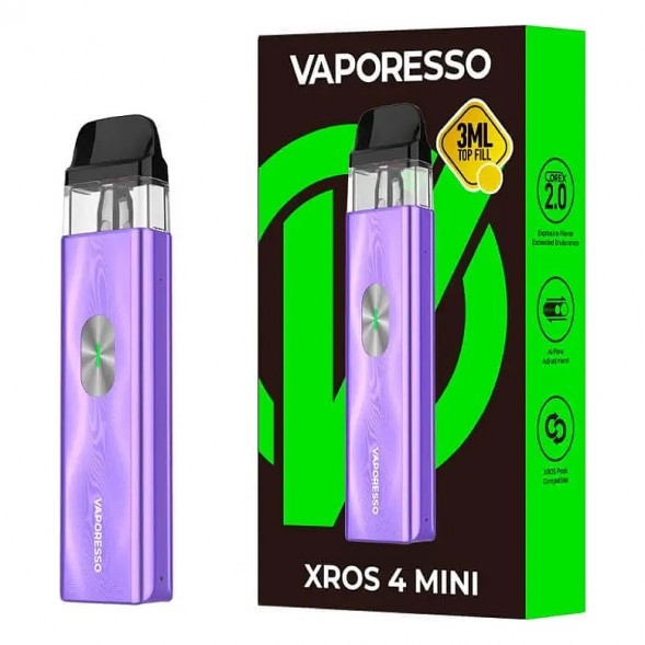 Электронная сигарета Vaporesso XROS 4 Mini - Ice Purple (Фиолетовый Лёд) купить в Самаре