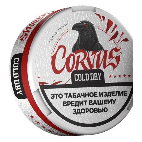 Табак жевательный CORVUS - Cold Dry STRONG (13 грамм) купить в Самаре
