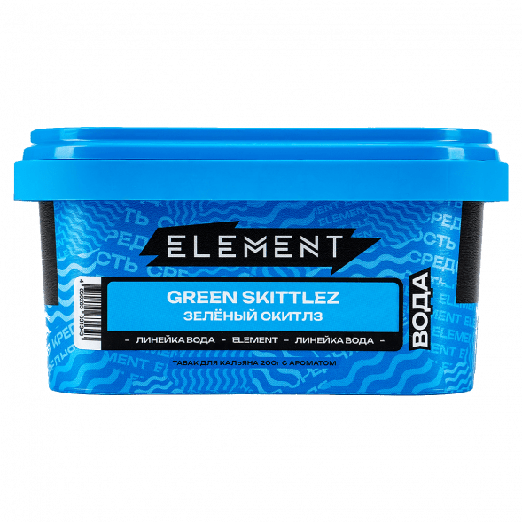 Табак Element Вода - Green Skittlez (Зелёный Скитлз, 200 грамм) купить в Самаре
