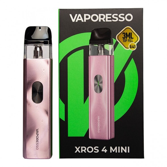 Электронная сигарета Vaporesso XROS 4 Mini - Ice Pink (Розовый Лёд) купить в Самаре