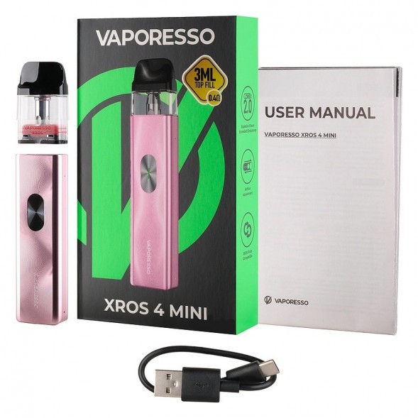 Электронная сигарета Vaporesso XROS 4 Mini - Ice Pink (Розовый Лёд) купить в Самаре