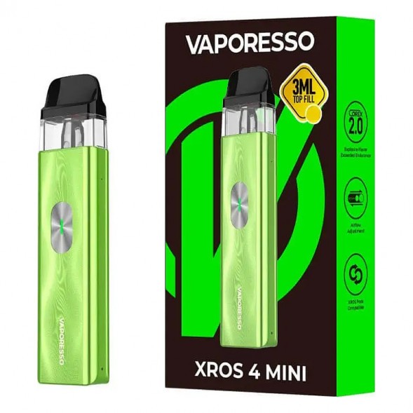 Электронная сигарета Vaporesso XROS 4 Mini - Ice Green (Зелёный Лёд) купить в Самаре