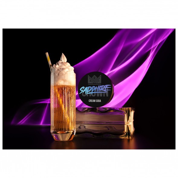 Табак Sapphire Crown - Cream Soda (Крем Сода, 100 грамм) купить в Самаре