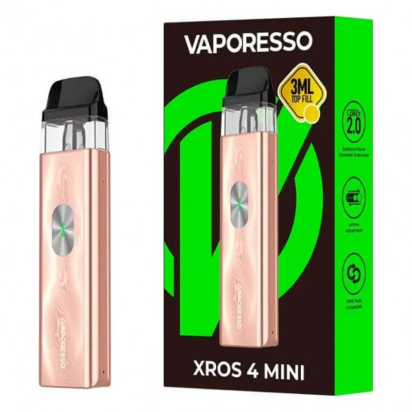 Электронная сигарета Vaporesso XROS 4 Mini - Champagne Gold (Золотое Шампанское) купить в Самаре