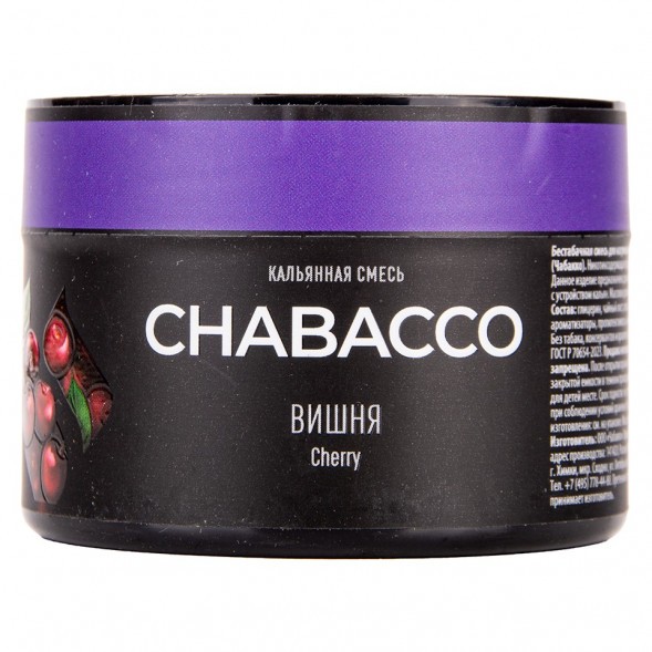 Смесь Chabacco MEDIUM - Cherry (Вишня, 40 грамм) купить в Самаре
