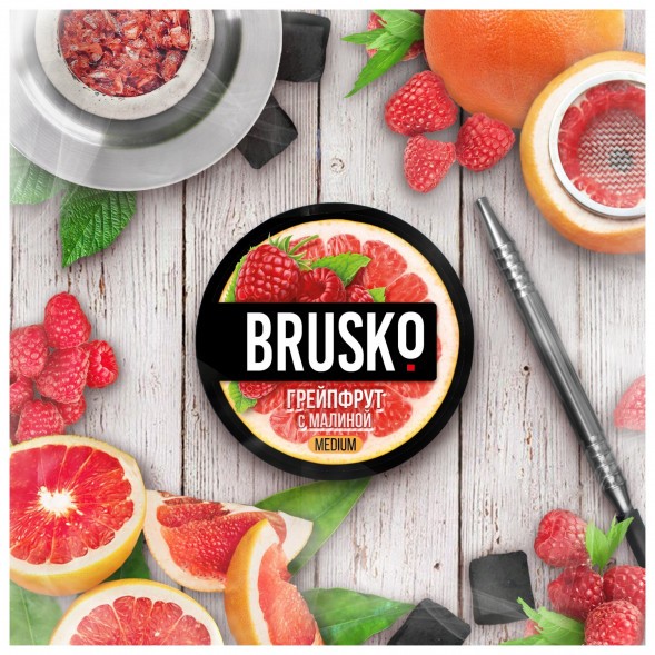 Смесь Brusko Medium - Грейпфрут с Малиной (50 грамм) купить в Самаре