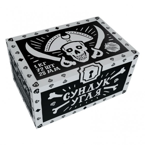 Уголь Хулиган - Сундук Угля (25 мм, 72 кубика) купить в Самаре