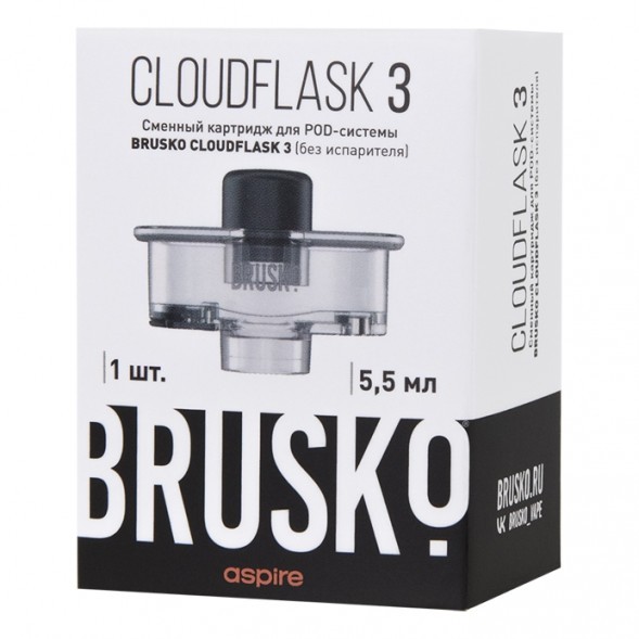 Сменный картридж Brusko - Cloudflask 3 (5.5 мл., 1 шт., без испарителя) купить в Самаре