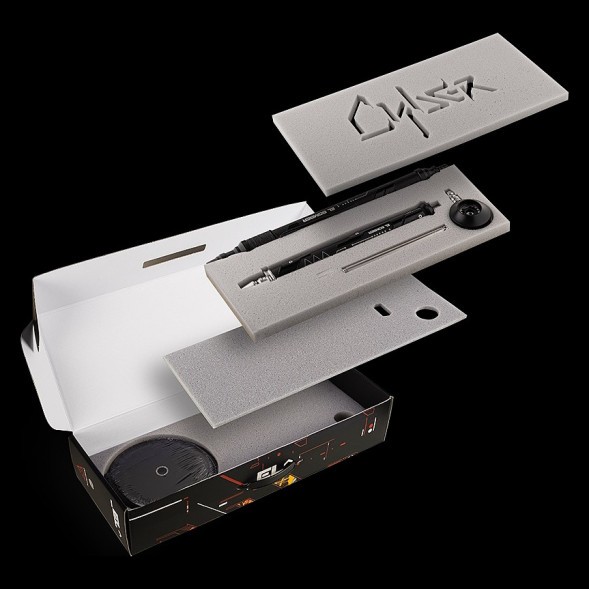 Кальян El Bomber - Sansara Cyber Black (Линейка &quot;Designs&quot;, Без Колбы) купить в Самаре