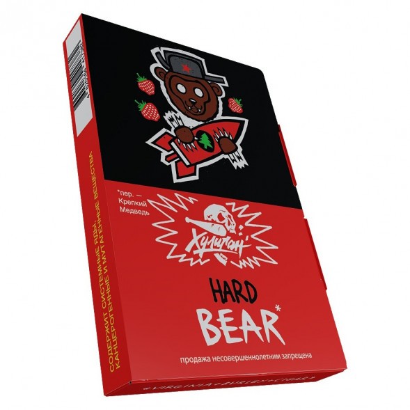 Табак Хулиган Hard - BEAR (Клубника с Ёлкой, 25 грамм) купить в Самаре
