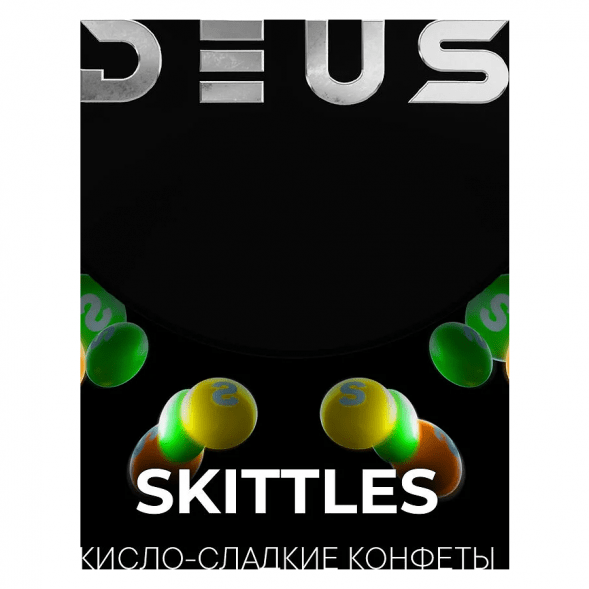 Табак Deus - Skittles (Кисло-Сладкие Конфеты, 100 грамм) купить в Самаре