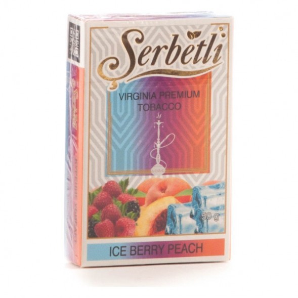 Табак Serbetli - Ice Berry Peach (Персик Ягоды со Льдом, 50 грамм, Акциз) купить в Самаре